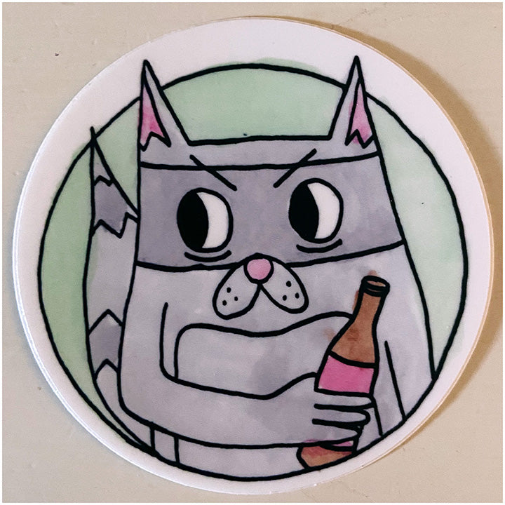 eightyaday original logo sticker (colour)