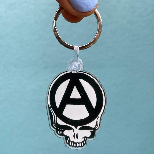 Dead Keychain - White