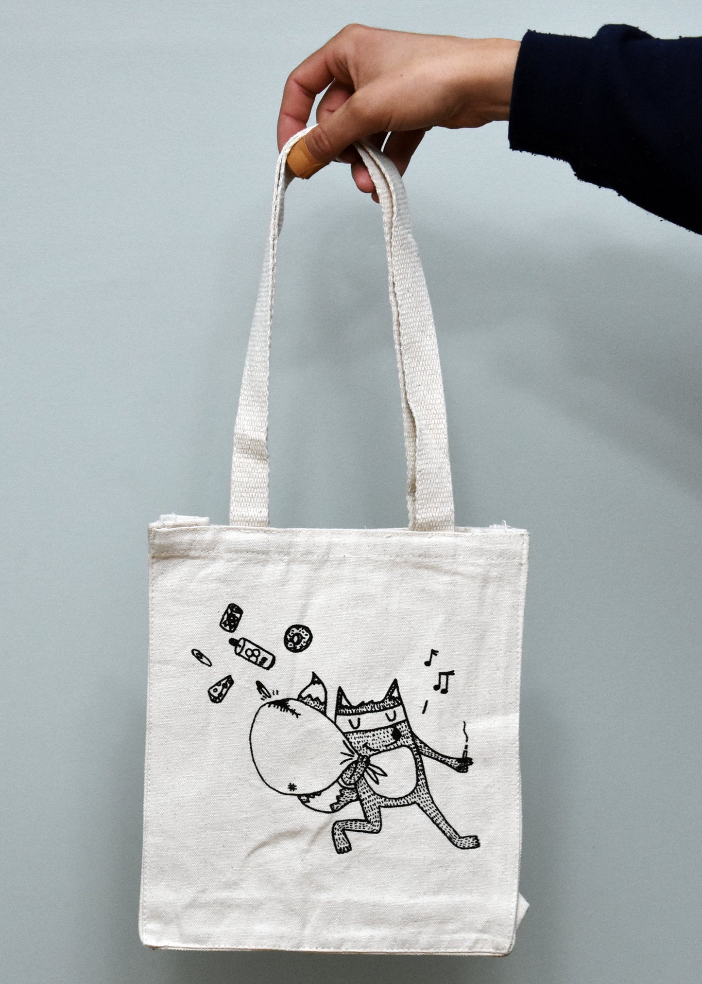 mini shoplifter's tote
