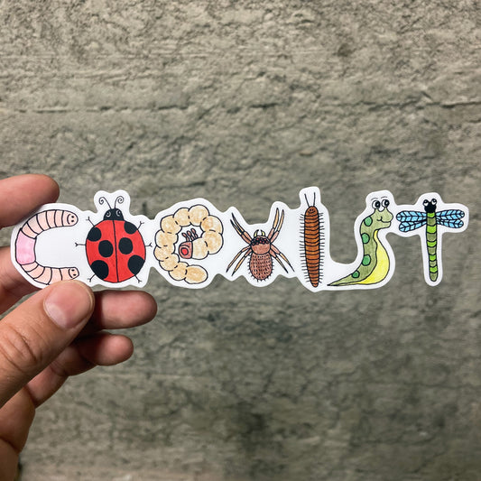 COEXIST WITH BUGS bumper sticker