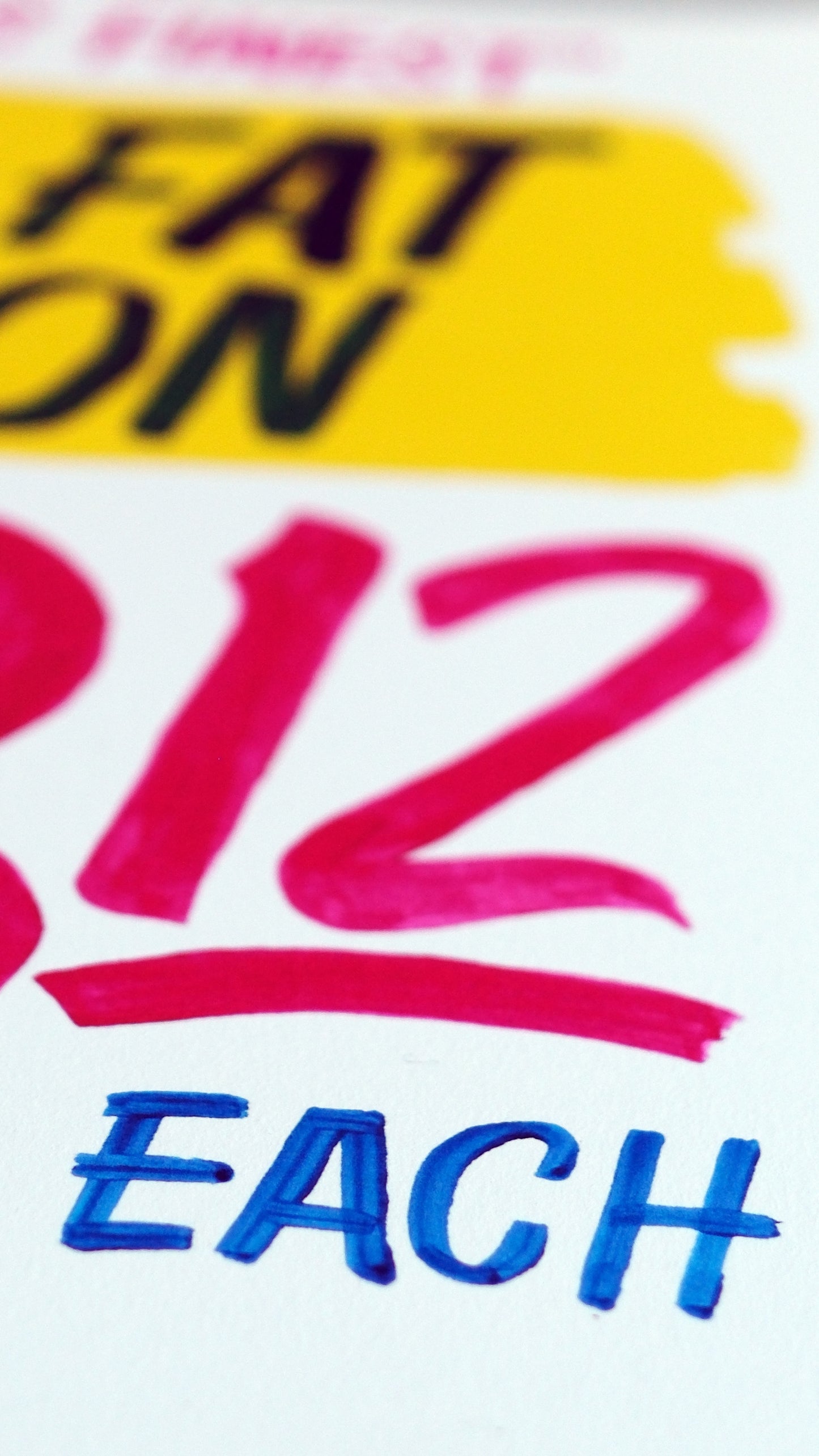 "Honest Ed's" Full Fat Bacon Print