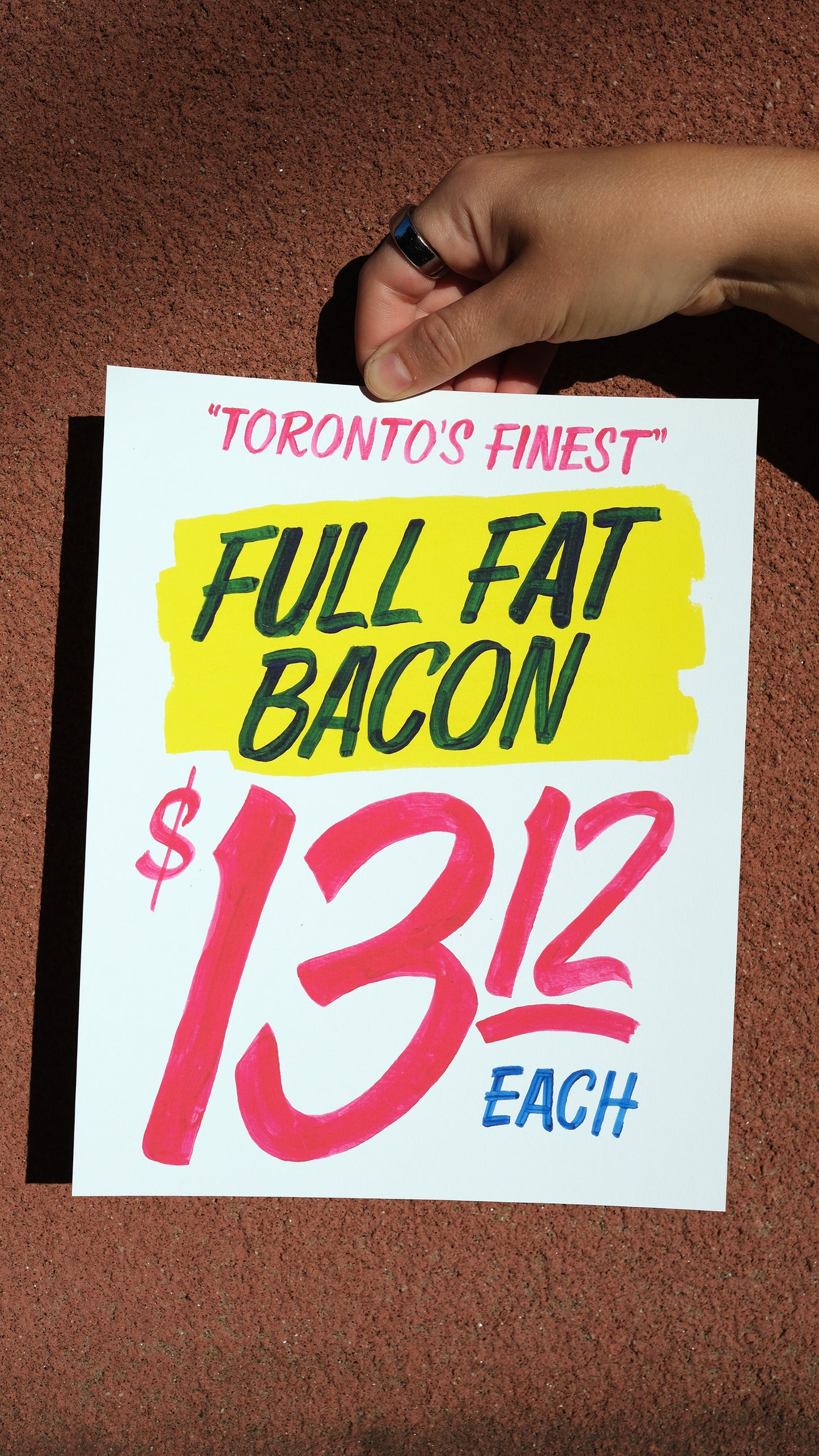"Honest Ed's" Full Fat Bacon Print